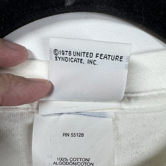 Vintage Garfield Cat Sleepshirt Nightgown One Size White Retro Nap 100% Cotton - Picture 7 of 11